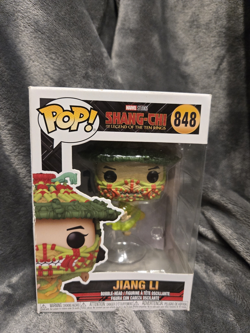 Funko Pop! Shang-Chi #848 Jiang Li Green Yellow Red Collectible Figure